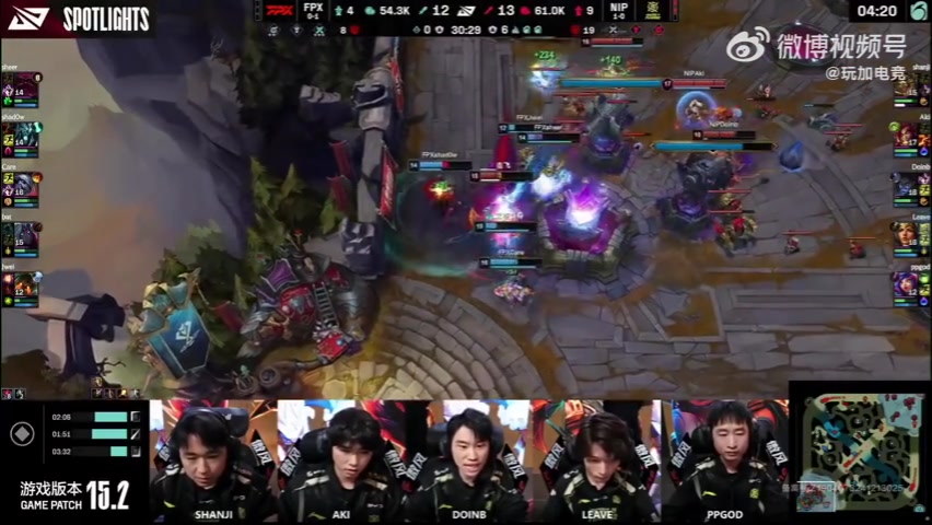 狡猾的大B老师！Doinb嘴上哄骗队友点塔实则冲泉偷输出 被发现后却还在狡辩