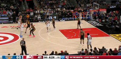 😯说花就花！大桥自信三分再中！尼克斯轰12-0直接领先到22分！