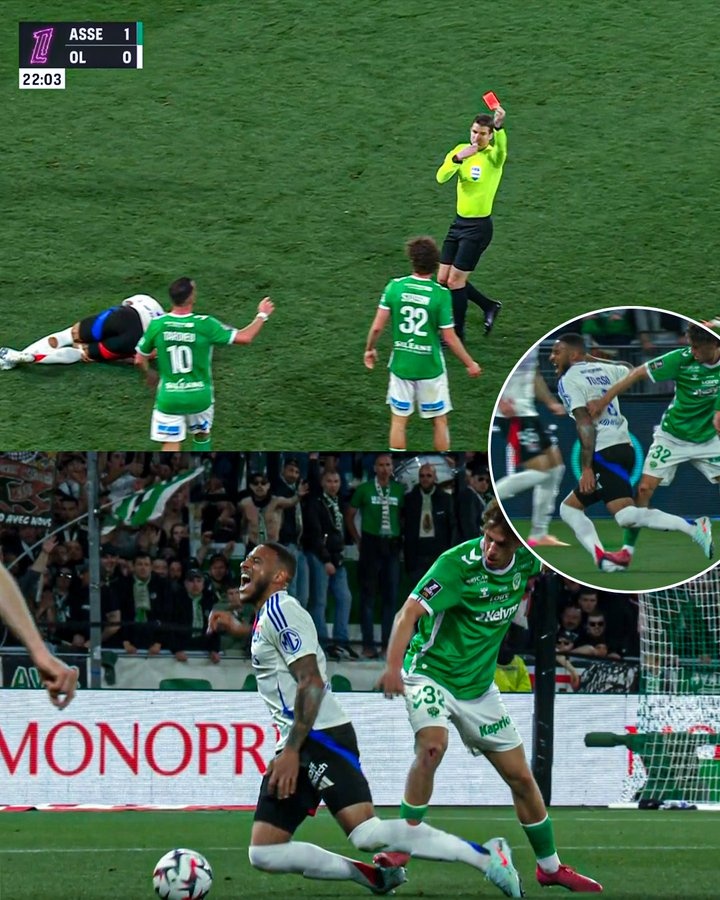 里昂主席：我们近2赛季被VAR八次误判 斯塔辛应该红牌下场