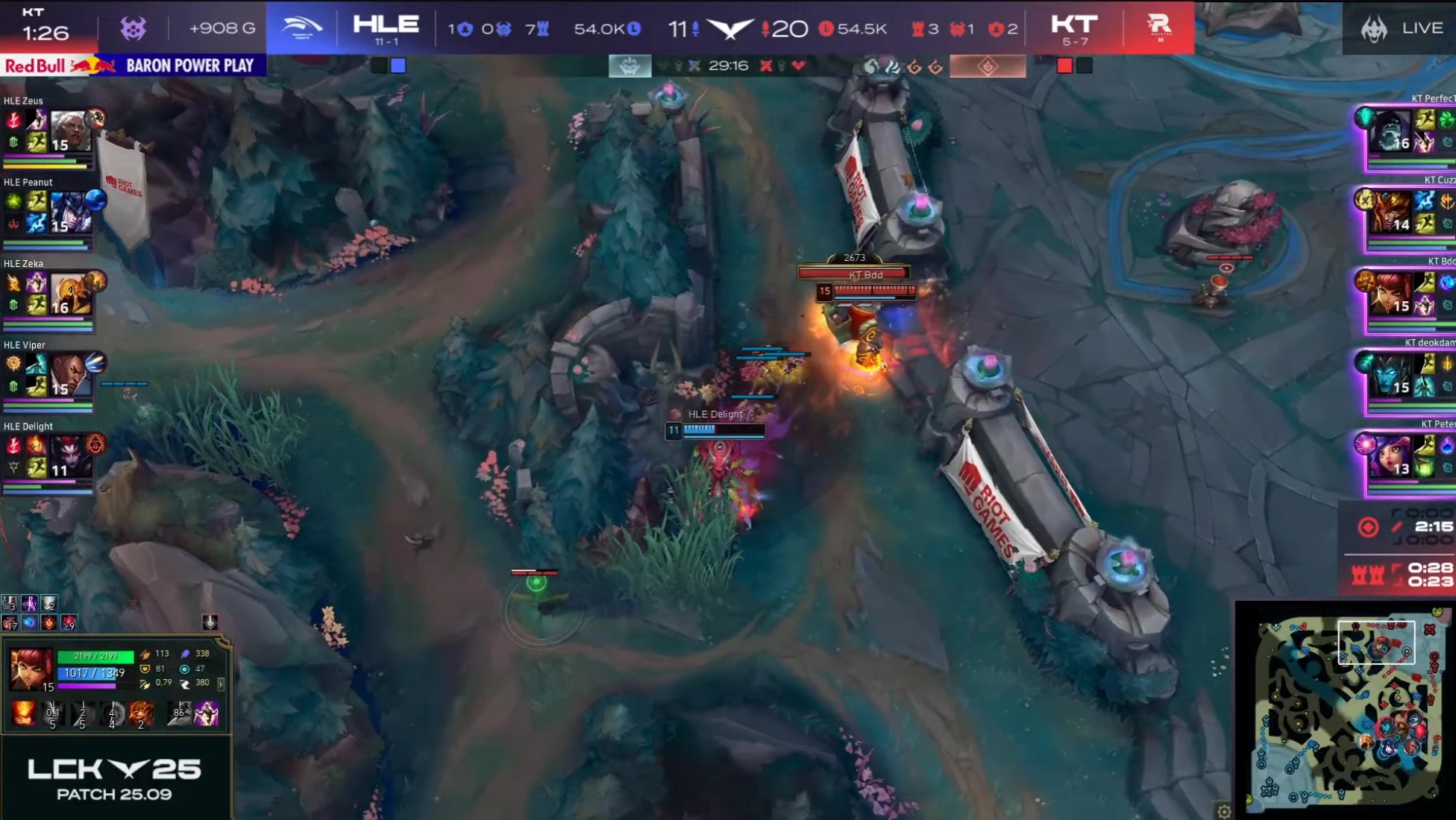 📹️年度趣味录像：KT送团灭但守下丝血基地 HLE偷家却遭双子塔复活